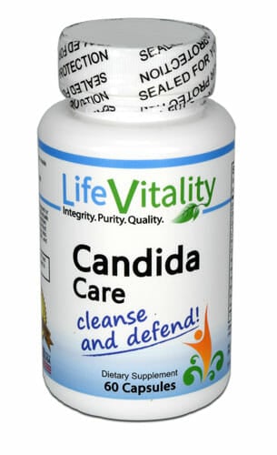 Life Vitality Candida Care Cleanse & Defend, 60 Capsules