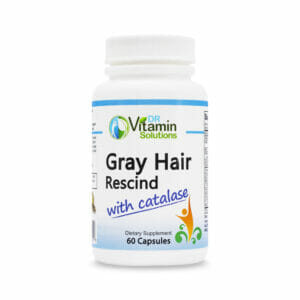 Life Vitality Gray Hair Rescind with Catalase, 60 Capsules