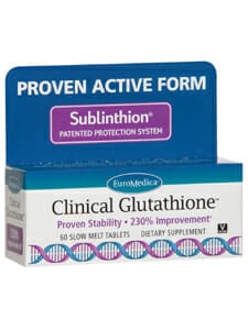 clinical glutathione, reduced glutathione, euromedica, sublinthion, slow melt