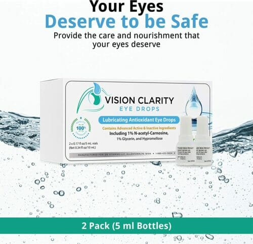 Vision Clarity Eye Drops, 2 Vials per box each 5ml - Image 2