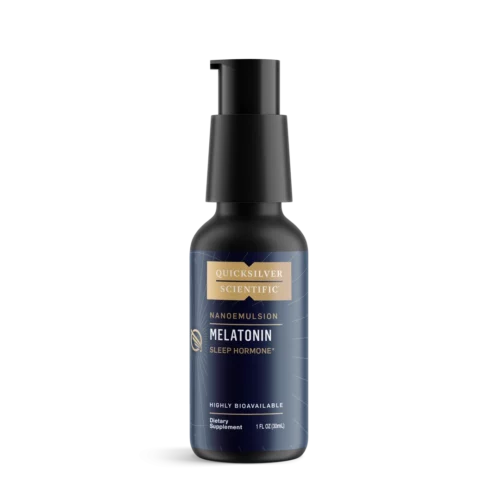 Quicksilver Scientific Liposomal Melatonin, Potent Sublingual Sleep Support, 30 mL, 1 oz Bottle