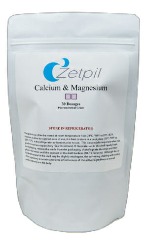 calcium and magnesium suppositories, zetpil, bone health