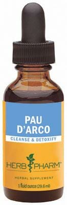 Herb Pharm Pau D'Arco, Tabebuia impetiginosa Extract, 4 oz Bottle