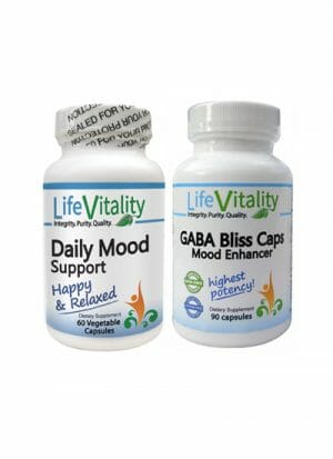 Life Vitality SuperKit for Mind & Mood, Daily Mood Support, GABA Bliss Caps, Special Discount Bundle