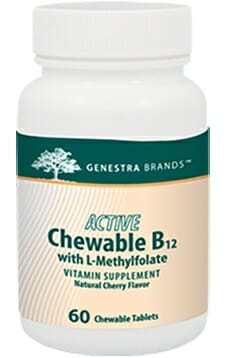 Genestra | Active Chew B12 w/L-Methylfolate | 02164 | Energy - Vitamin