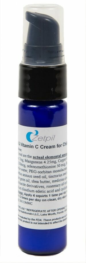 Zetpil MultiMineral and Vitamin C Ultra Absorbable Deep Penetrating Cream