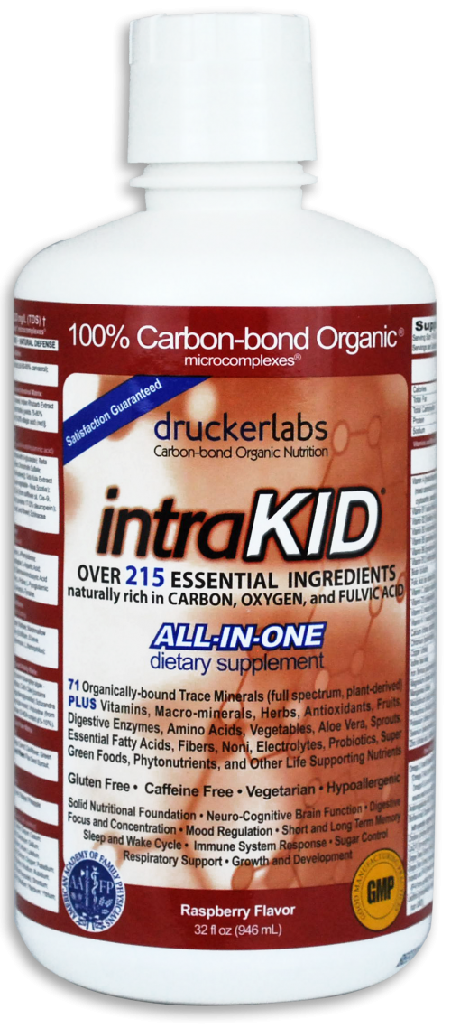 intraKID - Drucker Labs - Vitamins, Minerals, Children - INKID33oz, fulvic acid