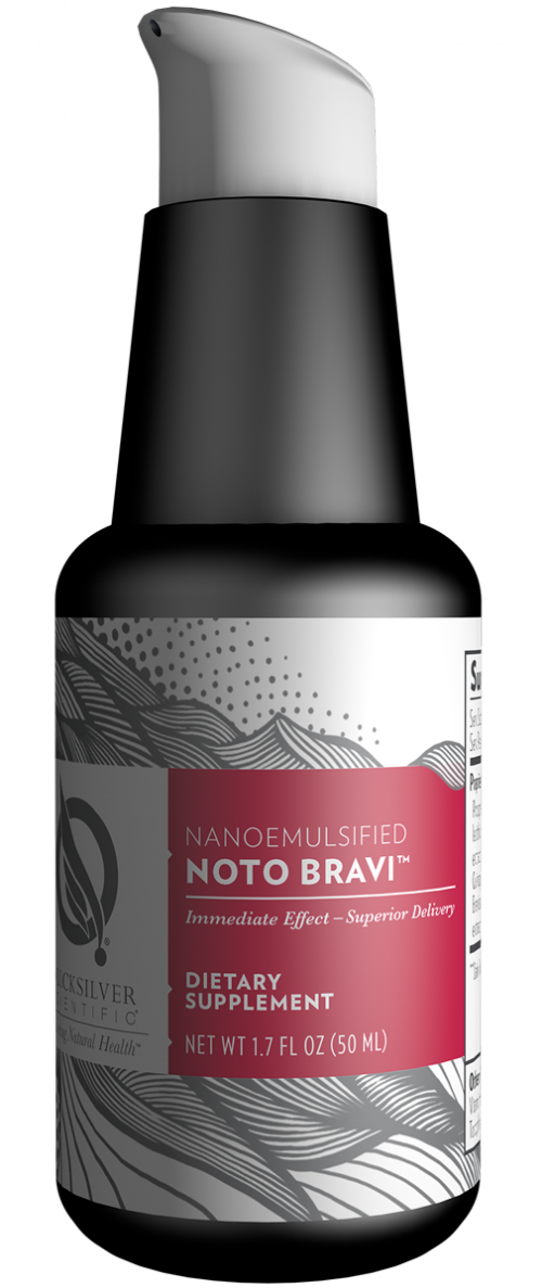 Noto Bravi | Quicksilver Scientific | Nootropic - Liposomal - Ginseng, brain, cognitive function, bioavailable, herbal, benefits, bioavailability, Breviscapine, Epimedium Brevicornum, adaptogenic