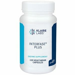 Interfase Plus | Klaire Labs | Enzyme Supplement - EDTA, 120 Veg Caps