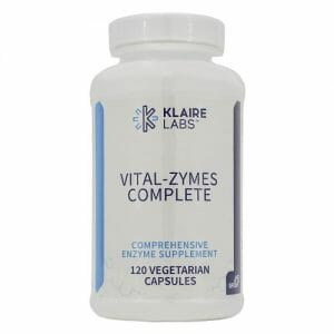 Vital-zymes | Klaire Labs | Digestive Enzyme Supplement, 120 Veg Caps