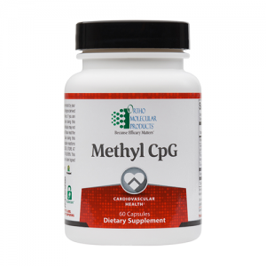Methyl CpG | Ortho Molecular Products | Folate - Homocysteine, 60 Caps, methylation, b-complex vitamins, cardiovascular health