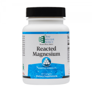 Reacted Magnesium | Ortho Molecular Products | Bioavailable, 60 Caps, essential minerals, cardiovascular, cognitive function