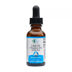 Liquid Vitamin D3 with K2 | Ortho Molecular Products | 1 fl. oz., bones, heart, cardiovascular, bioavailable, synergy
