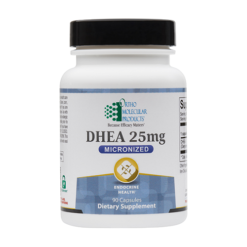 Ortho Molecular Products DHEA 25mg, anti-aging, 25 mg
