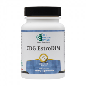 CDG EstroDIM | Ortho Molecular Products | I3C - DIM, 60 Capsules, estrogen, endocrine system