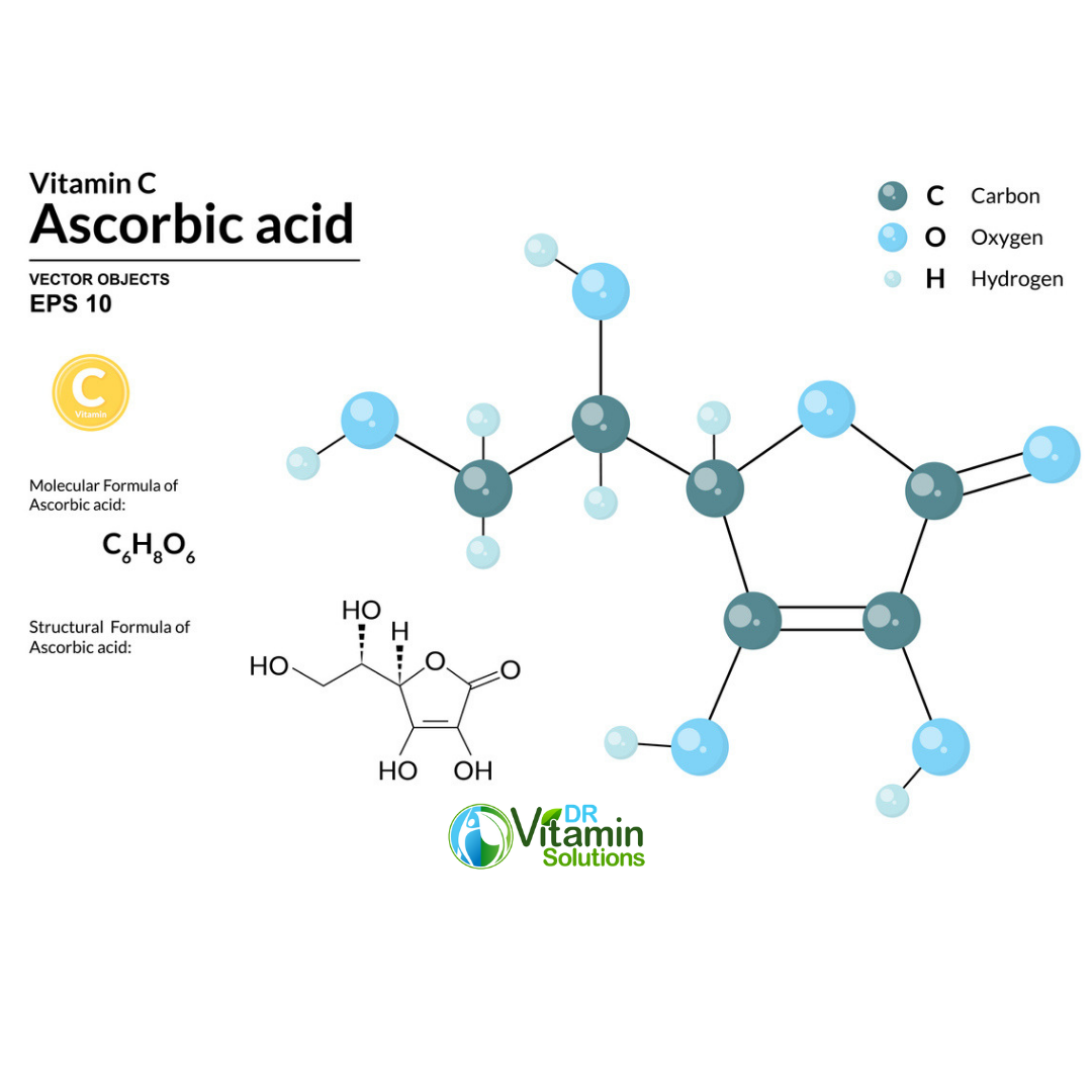 Vitamin C Structure in complete detail