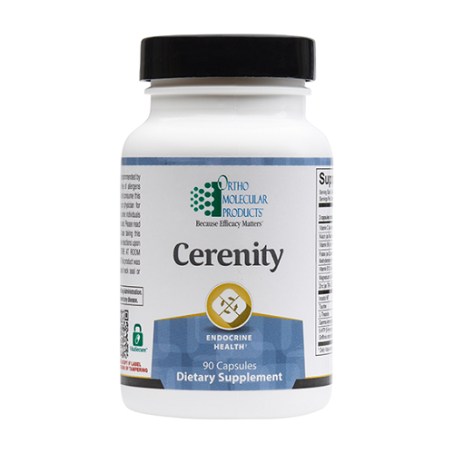 Ortho Molecular Products Cerenity, gaba, serotonin, pharmagaba, 5-htp, l-theanine, taurine, relax, stress, sleep