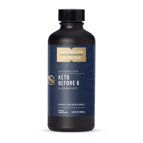 Quicksilver Scientific Keto Before 6, Liposomal Ketogenic Diet Support, 100 mL