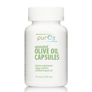 PurO3 Ozonated Olive Oil Capsules, Moderate Ozone Concentration, 90 Count