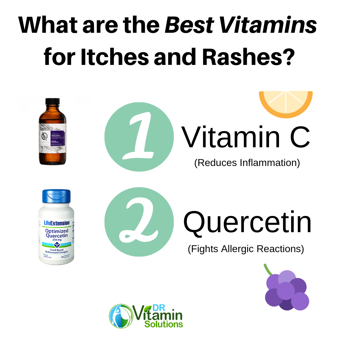 DR Vitamin Solutions answers what are the best vitamins for itches and rashes all over body