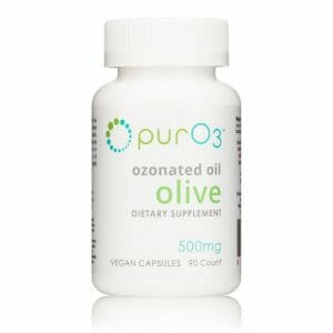 PurO3 Ozonated Olive Oil Capsules, 90 capsules, antioxidant, anti-inflammatory, antimicrobial, ozone