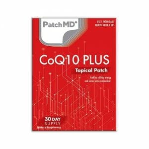 PatchMD CoQ10 Plus Topical Patch, Transdermal 'Super Antioxidant' Absorption, 30 Patches