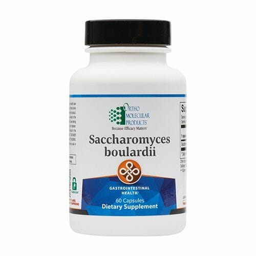 Ortho Molecular Products Saccharomyces Boulardii, 60 Capsules, yeast, probiotic, immune, digestion, gastrointestinal