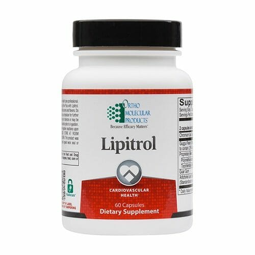 Ortho Molecular Products Lipitrol, Cardiovascular Aid, 60 Capsules