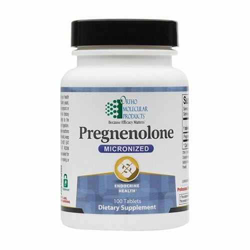 Ortho Molecular Products Pregnenolone, Endocrine Support, 100 Tablets