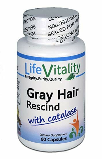 Gray Hair Supplement Reviews 2019, Gray Hair Rescind, catalase