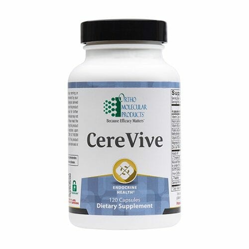 Ortho Molecular Products CereVive, Balanced Neurotransmitter Release, 120 Capsules