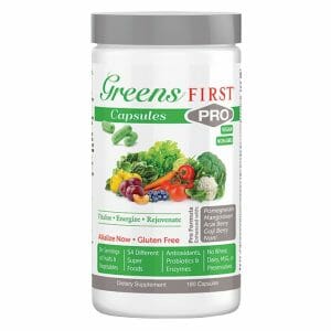 Greens First PRO | 54 Plant-Based Ingredients, 180 Capsules, greens, herbs, roots, antioxidants, fiber