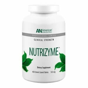 American Nutriceuticals Nutrizyme, Proteolytic Enzyme Formula, 450 Tablets