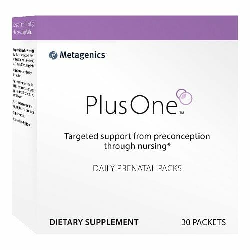 Metagenics PlusOne Daily Prenatal Packs, Iron, Folate & More, 30 Packets