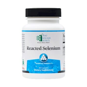 Ortho Molecular Products Reacted Selenium 90 Vegetable Capsules