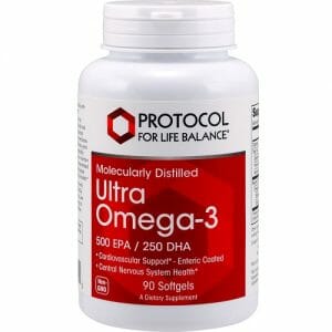 Protocol for Life Balance Ultra Omega-3 | Molecularly Distilled, 90 Softgels