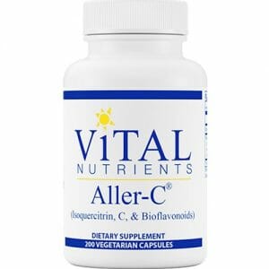 Vital Nutrients Aller-C | Isoquercitrin, Bromelain, 200 Capsules