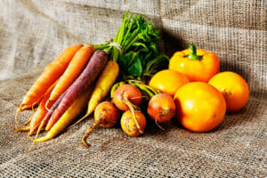 carotenoid, beta carotene, yellow and orange vegetables