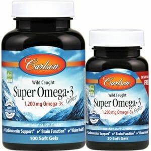 Carlson Labs Super Omega-3 Gems 1200 mg