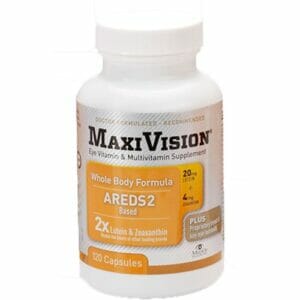 Maxivision | Wholebody Formula, 120 caps | Multivitamin & Eye Support lunovus