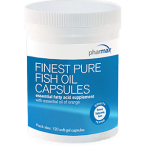 PharMAX Finest Pure Fish Oil | 1.4:1 EPA to DHA, 120 Softgels