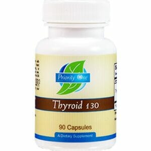 Priority One Vitamins Thyroid 130 mg