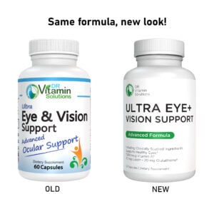 DR Vitamin Solutions Ultra Eye and Vision Support with Glutathione, 60 Capsules